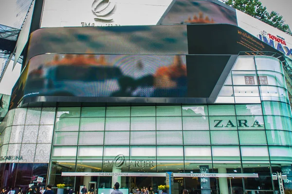 Bangkok Thailand September 2017 People Going Shopping Emquatier Shopping Mall — Stock Photo, Image