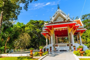 Muang Kao tarihsel parkta bulunan şehir ayağı tapınak Phichit il, Tayland, Thailand. Bu turistik genel ve ücretsiz giriş 's.
