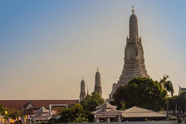 Bangkok Thailandia Dicembre 2017 Turista Visitato Wat Arun Tempio Dell — Foto Stock