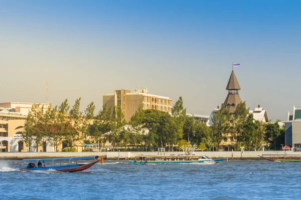 Thammasat Universität Tha Pachan Campus Blick Vom Chao Phraya Fluss — Stockfoto