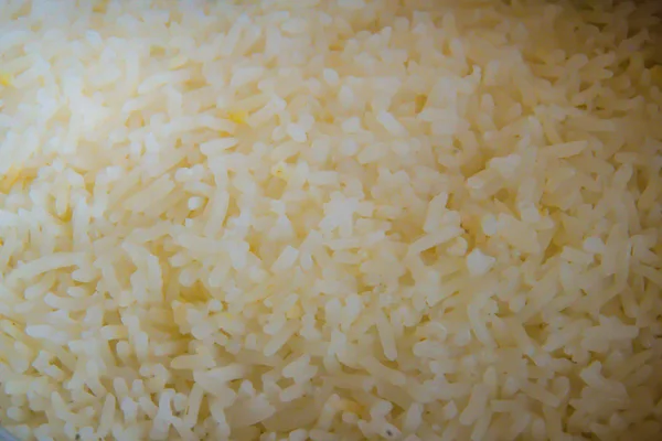 Nieuwe Gekookte Witte Jasmijn Rijst Elektrische Rijst Fornuis Pot Achtergrond — Stockfoto