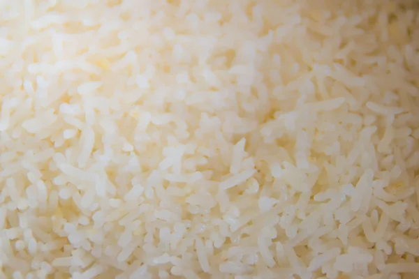 Nieuwe Gekookte Witte Jasmijn Rijst Elektrische Rijst Fornuis Pot Achtergrond — Stockfoto