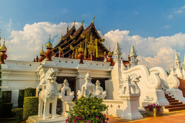 Bellissima Architettura Kham Luang Padiglione Reale Stile Lanna Edificio Presso — Foto Stock