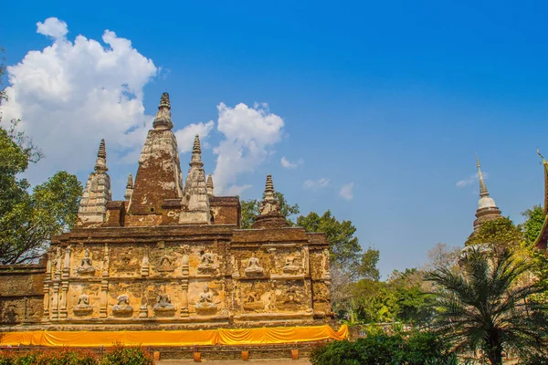 Wat Chet Yot Wat Jed Yod Wat Photharam Maha Vihara — Fotografia de Stock