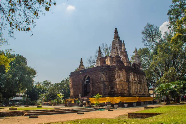 Wat Chet Yot Wat Jed Yod Wat Photharam Maha Vihara — Φωτογραφία Αρχείου