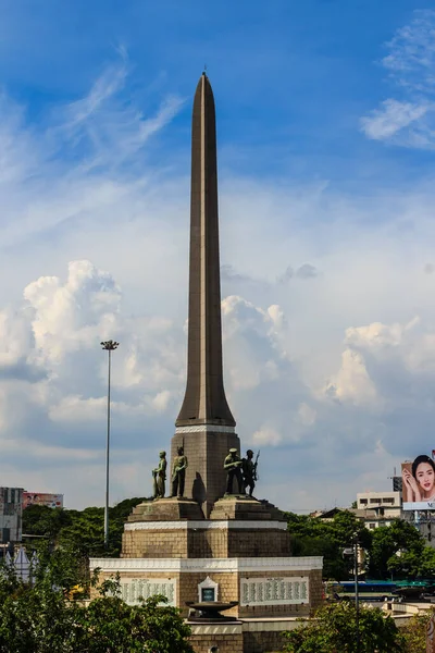 Bangkok Thajsko Září 2018 Památník Vítězství Anusawari Chai Samoraphum Bangkoku — Stock fotografie