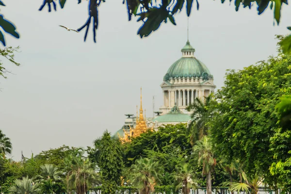 Schöne Architektonische Ansicht Der Ananta Samakhom Thronhalle Blick Vom Dusit — Stockfoto