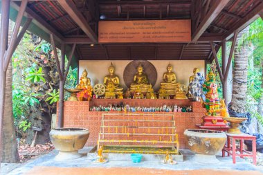 Phra Jao Lan Tangası, Buda heykeli pirinç ve bakırdan yapılmıştır ve Wat Phra Kaew, Chiang Rai, Tayland 'da 700 yaşında olduğuna inanılır..