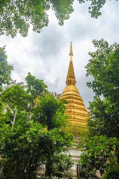 Prachtige Gouden Pagode Bij Wat Phra Kaew Een Van Oudste — Stockfoto