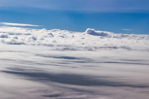 Beautiful Cloudscape Blue Sky Aerial View Nature View Sky Clouds — Stock Photo, Image