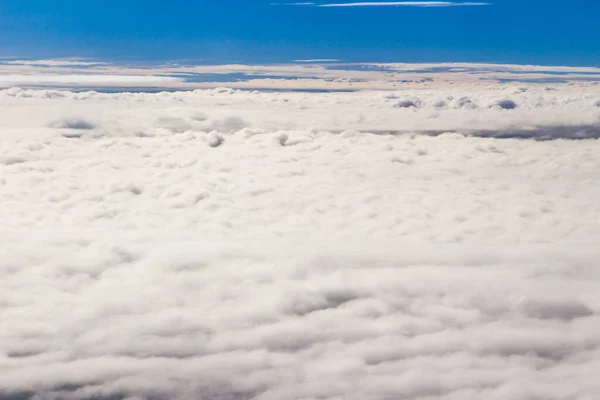 Bonita Paisagem Nublada Céu Azul Vista Aérea Vista Natureza Cima — Fotografia de Stock