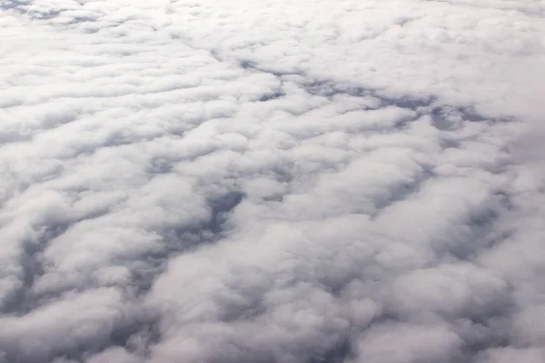 Bonita Paisagem Nublada Céu Azul Vista Aérea Vista Natureza Cima — Fotografia de Stock