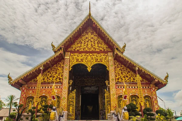 Schöne Kunst Religiöse Stätten Und Religiöse Objekte Des Wat Jedyod — Stockfoto