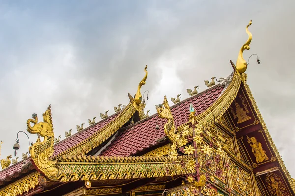 Beautiful Art Religious Places Religious Objects Myanmar Mixed Lanna Style — Stock Photo, Image