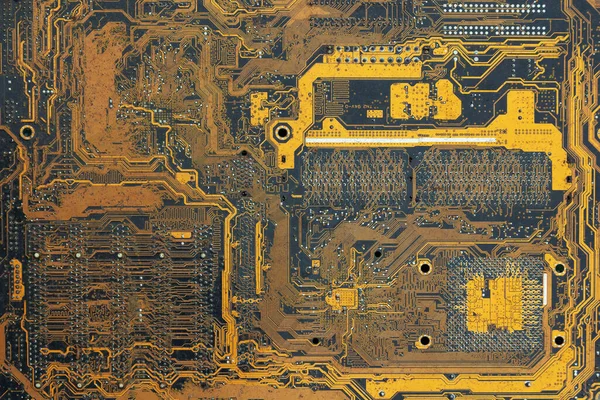 Oude Computer Chip Vuilnisbak Een Autokerkhof — Stockfoto