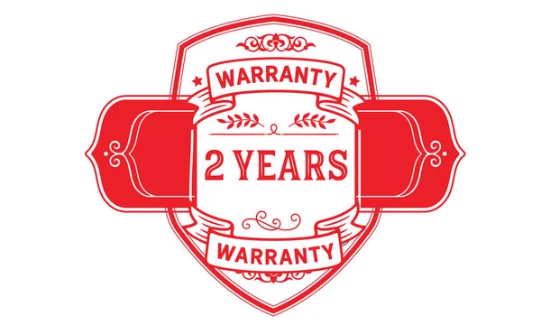 Years Warranty Icon Stamp Badge Icon — Stock Vector