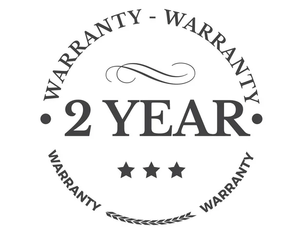 Years Warranty Icon Stamp Badge Icon — Stock Vector