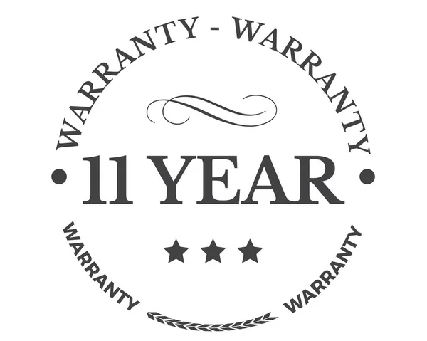 Years Warranty Icon Stamp — Stock Vector