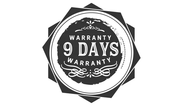 Days Warranty Icon Stamp Gurantee — Stock Vector