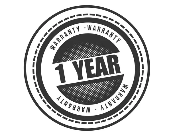 Year Warranty Icon Stamp Badge Icon — Stock Vector