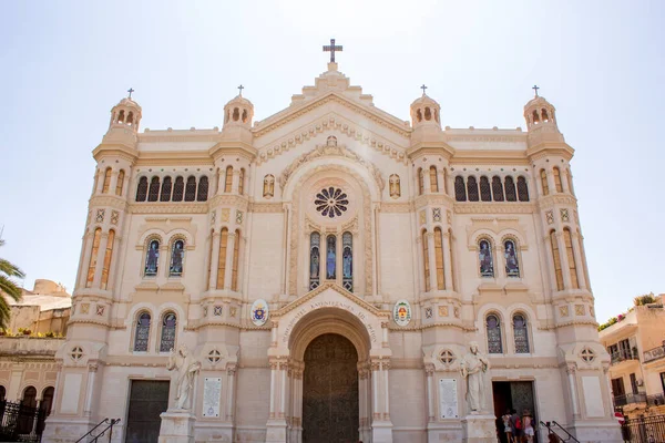 Catedral Reggio Calabria Itália Close Igreja Catedral Reggio Calabria Durante — Fotografia de Stock