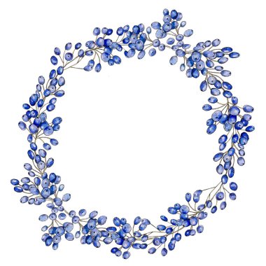 Suluboya sonbahar çerçevesi. El yapımı çelenk. Sonbahar yaprakları ve çiçekler çizilmiş. Tebrik kartı veya Davetiye