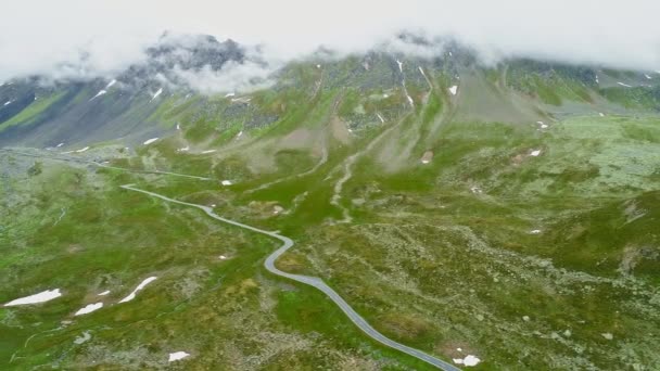 Luftaufnahme Vom Flelapass Graubnden Den Schweizer Alpen Sommer — Stockvideo