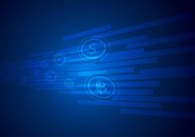 teknoloji para transferi soyut arkaplan