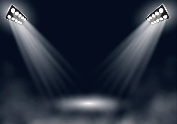 Duman arkaplanlı spor ışığı