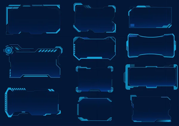 Gelecekçi HUD arayüz koleksiyonu