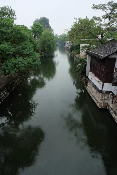 Ancienne Vieille Ville Chinoise Nanxun Zhejiang Chine Maison Style Ancien — Photo