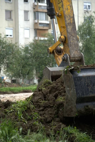 İnşaat kovası, traktör, kazıcı, Dredge. İnşaat malzemelerinin parçaları