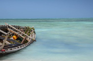 Tekne turkuaz denize demir attı.