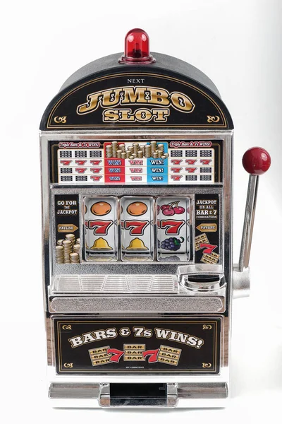 Gokautomaat Geïsoleerd Casino Object 777 Grote Overwinning — Stockfoto