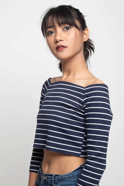 Portret pięknej młodej azjatki — Zdjęcie stockowe