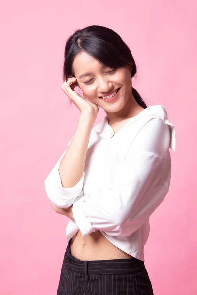 Retrato de hermosa joven mujer asiática —  Fotos de Stock