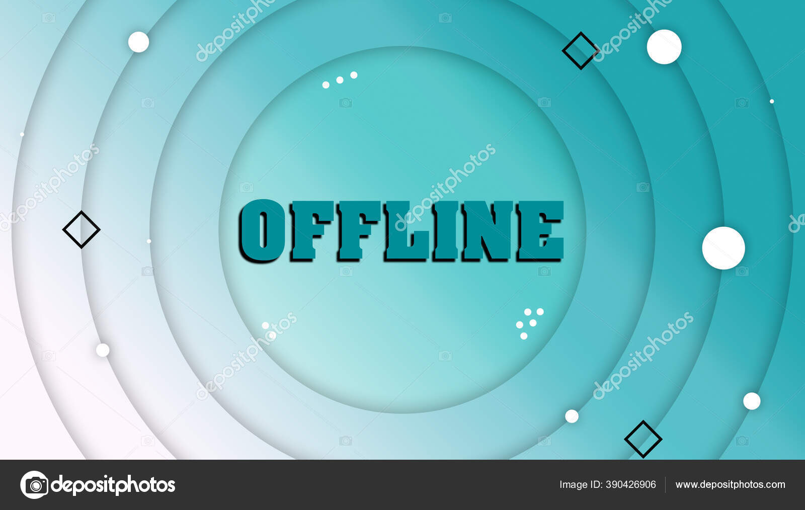 Twitch Abstract Offline Hud Screen Banner Stream Offline White Gteen Stock Photo Image By C Buffik Sk