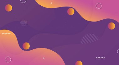 Geometrik şekilli modern soyut arkaplan. Sıvı formunun bileşimi.