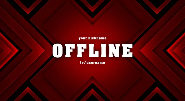 Yayın için modern kırmızı kaplama ekranı 16: 9 'u işaretleyin. Çevrimdışı kırmızı arkaplan ve kırmızı şekiller. Çevrimdışı flama yayını için ekran koruyucu. Seğirme için çevrimdışı ekran akışı.