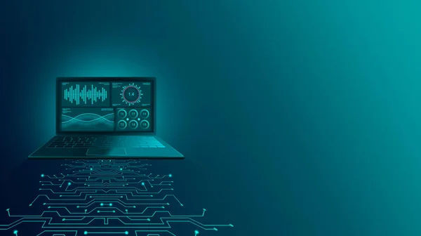 Web geliştirme ve dijital veri muhasebesi. İş verilerinin bulut depolama ile senkronize edilmesi. Dijital yazılımla sesli mesajları koruyorum. Dijital arkaplanda. İniş sayfası pankartı. 