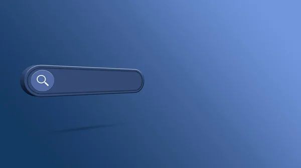 ui için arama barı, tasarım ve web sitesi, taşaklı sosyal medya. Arama adresi ve gezinme çubuğu simgesi. Sosyal medya arama simgesi. 3d hazırlayıcı