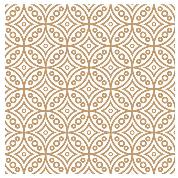 Vektörde Klasik Batik Deseni