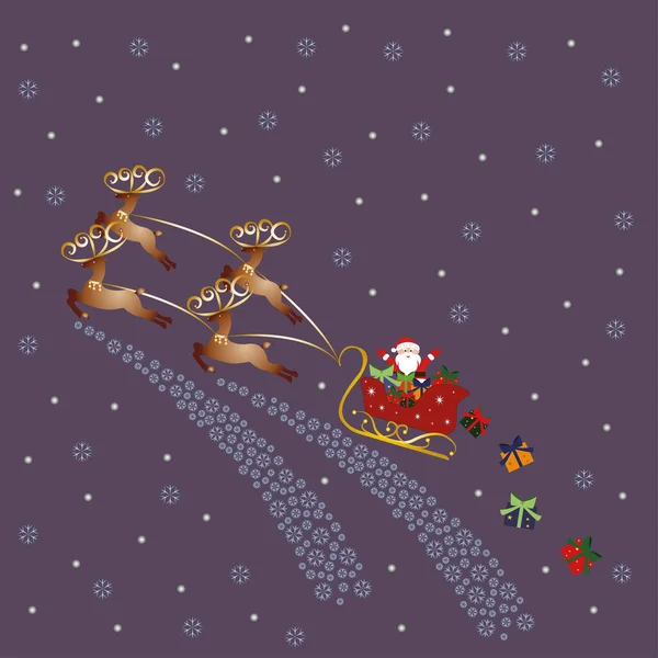 Naadloze Kerst Patroon Met Santa Claus — Stockvector