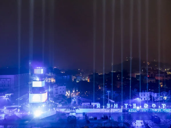 Plovdiv Bulgaria Enero 2019 Torre Principal Escenario Del Evento Inaugural —  Fotos de Stock