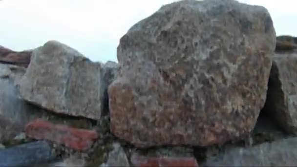 Wandelen Nebet Tepe Een Van Hils Plovdiv Waar Oude Ruïnes — Stockvideo