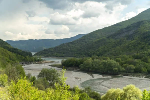 Die Natur rund um den Fluss Borovitsa — Stockfoto