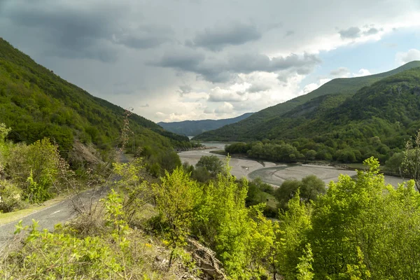 Природа вокруг реки Боровица — стоковое фото