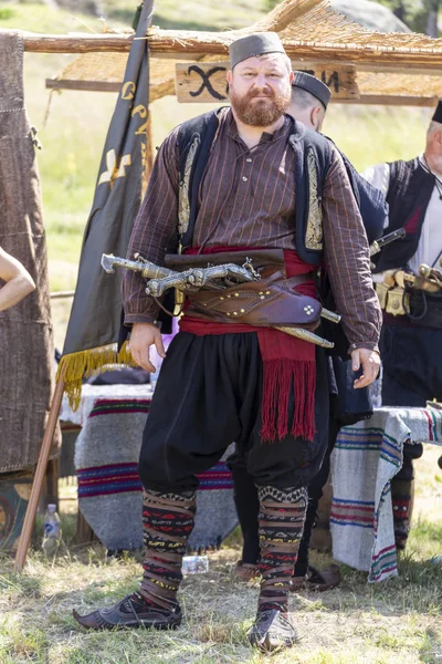 Hajduci warriors demonstration during bulgarian traditional fest — Stock Photo, Image