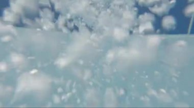 Jakuzi jet hava kabarcıkları sualtı