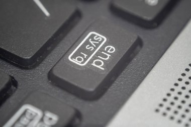 Klavyedeki bitiş tuşunu kapatma